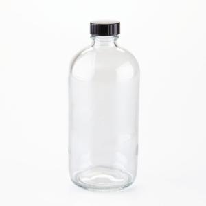 Flint Glass Screw Cap Narrow Mouth Bottles