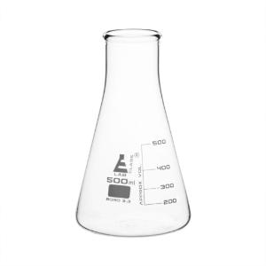 Erlenmeyer flask, glass