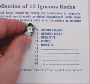 Igneous rock set 15