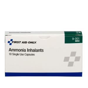 Ammonia Inhalant Capsule (Box of 10), First Aid Only