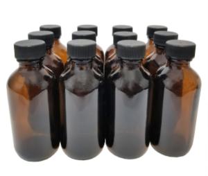 Cap bottle amber neck