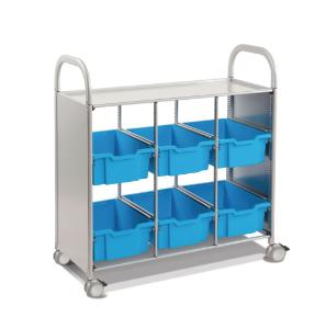 Gratnells Callero Plus Treble Tray Cart 6 Deep Trays - 470316-428