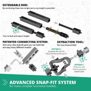 Engino stem mechanics levers/link/struct