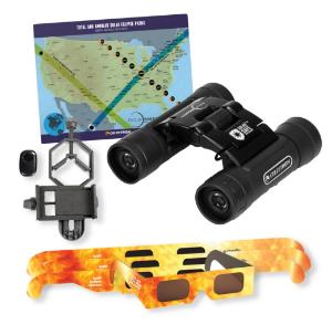 Solar eclipse binocular bundle