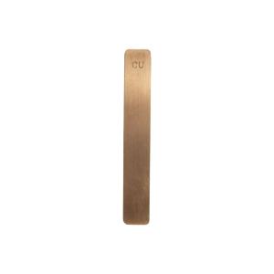 Electrode strip copper 127×19×1.2 mm