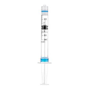 Luer lock safety syringe without needle