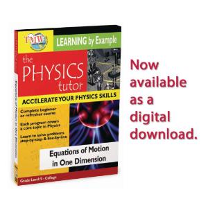 Physics Tutor: Equations Of Motion In One Dimension