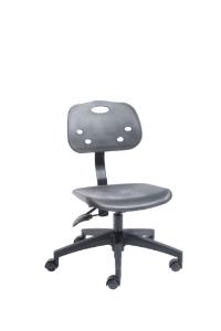 VWR® Polypropylene Lab Chairs, Desk Height, Dual Soft-Wheel Casters