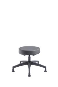 VWR® Upholstered Lab Stools, Desk Height, 2" Nylon Glides