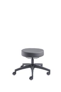 VWR® Upholstered Lab Stools, Desk Height, Dual Soft-Wheel Casters
