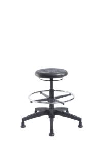 VWR® Urethane Lab Stools, Bench Height, 2" Nylon Glides