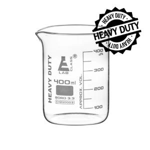 Beaker heavy duty glass 400 ml