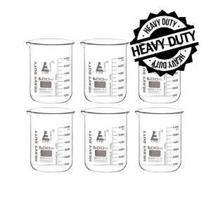 Beaker heavy duty glass 600 ml pack