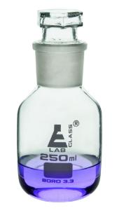 Reagent bottles with hexagonal glass stopper, wide mouth