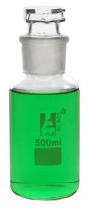 Reagent bottles with hexagonal glass stopper, wide mouth