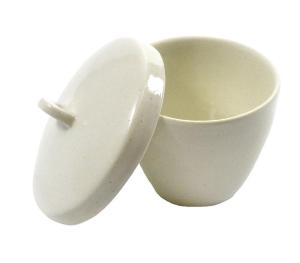 Porcelain crucible W/ Lid-100 ml