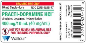 Practi-dopamine HCL (10 ml) label