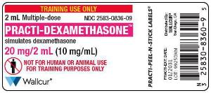 Practi-dexamethasone label