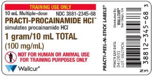 Practi-procainamide HCL label