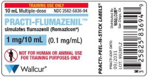 Practi-flumazenil label