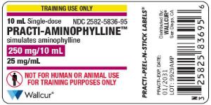 Practi-aminophylline label
