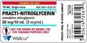 Practi-nitroglycerin label