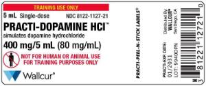 Practi-dopamine HCI (5 ml) label