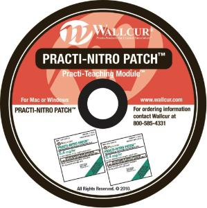 Practi-nitroglycerin patch teaching