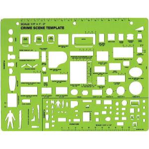 Crime scene sketching template