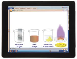 Guide, chemical reaction W online lesson