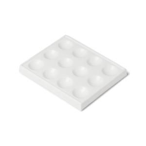 12 cavity plastic spot plate, united scientific supplies