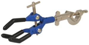 Premium Three-Finger Long Clamp with Bosshead, Vinyl Coated