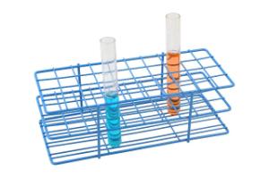 Blue Epoxy-Coated Steel Wire Test Tube Racks