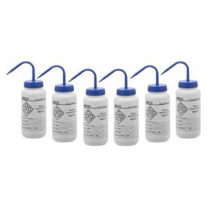 Wash bottles, Sodium hypochlorite, 500 ml