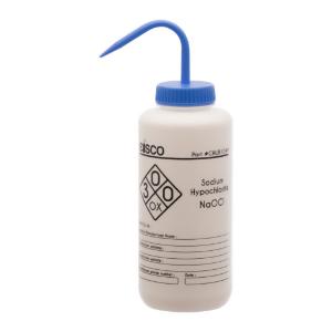 Wash bottle, Sodium hypochlorite, 1000 ml