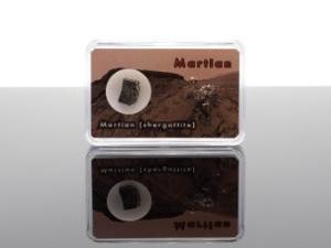Martian meteorite display box