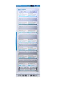 Pharma-vaccine series refrigerator with glass doors, 15 cu.ft.