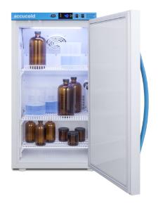 Medical laboratory series refrigerator with solid doors, 3 cu.ft.