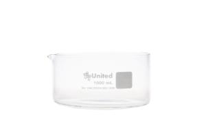 Crystalclear crystallizing dish with spout 1000 ml