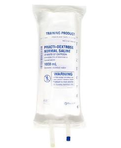 PRACTI-Dextrose normal saline IV bag