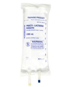 PRACTI-Lactated ringers IV bag