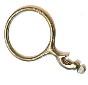 Cast iron ring with clamp