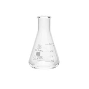 Erlenmeyer flasks, glass, 125 ml