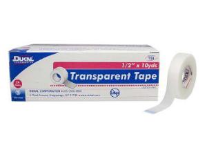 Transparent tape, 0.5"×10 yds.