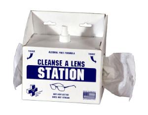 Cleanse-A-Lens Station