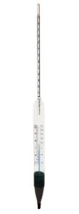 Brix hydrometer, with thermometer (°C) 9 to 21°