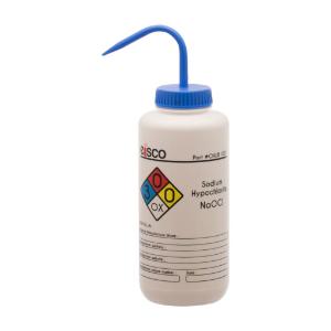 Wash bottle, sodium hypochlorite, 1000 ml