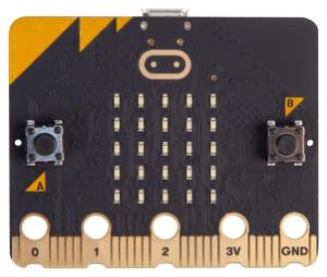 Micro:bit microprocessor front
