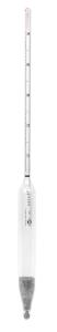 Dual scale hydrometer, specific gravity baume, 1.800 to 2.020