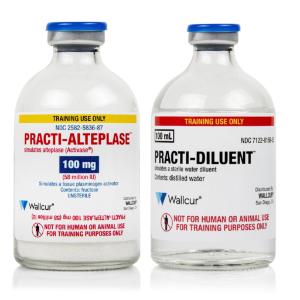 Practi-alteplase, 10 powder vial (100 mg) and 10 diluent vial (100 ml)
